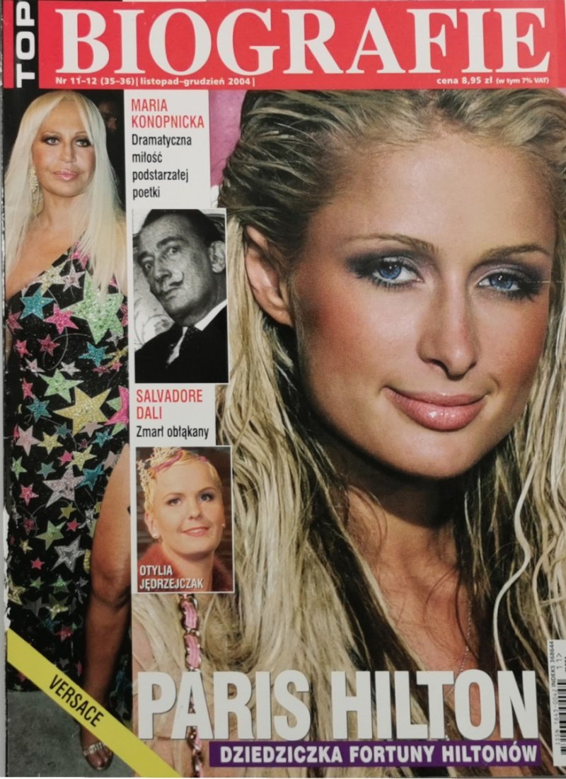 TOM BIOGRAFIE NR. 11-12/2004. PARIS HILTON
