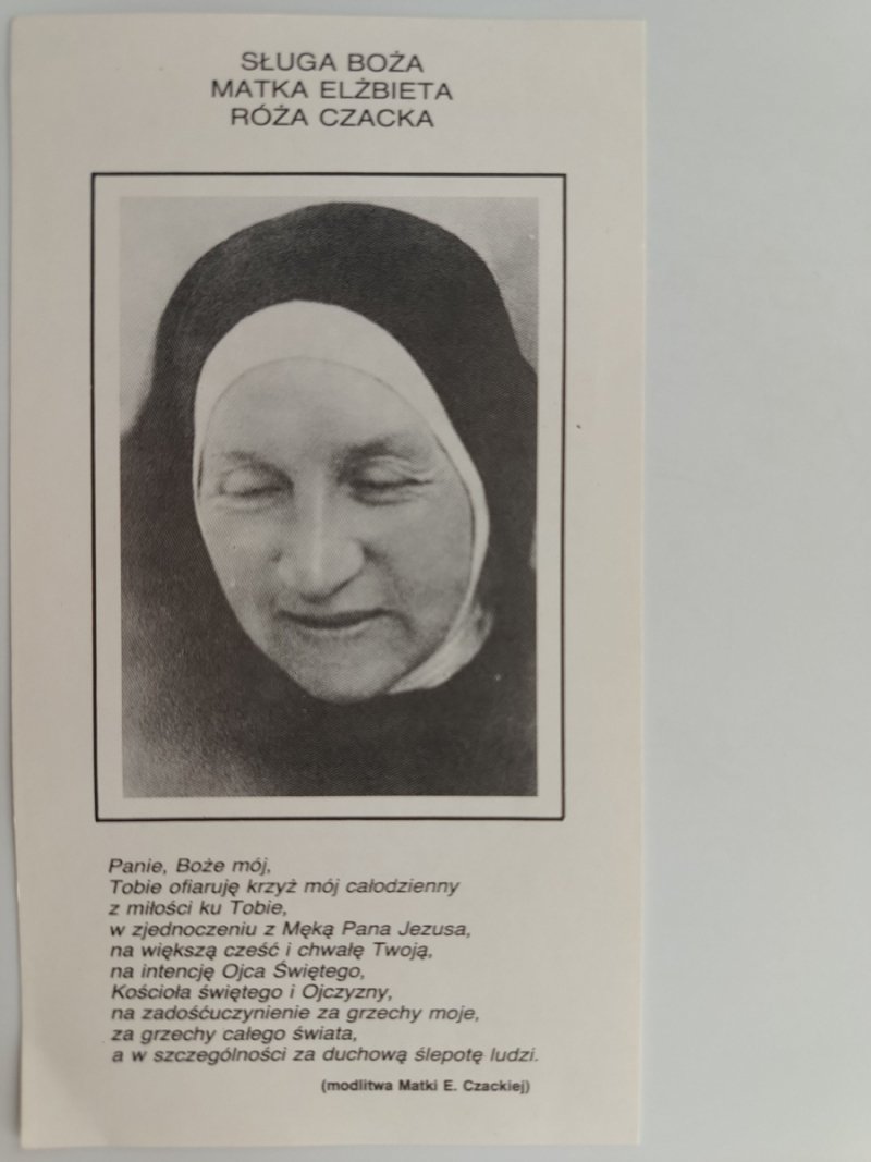 SŁUGA BOŻA MATKA ELŻBIETA