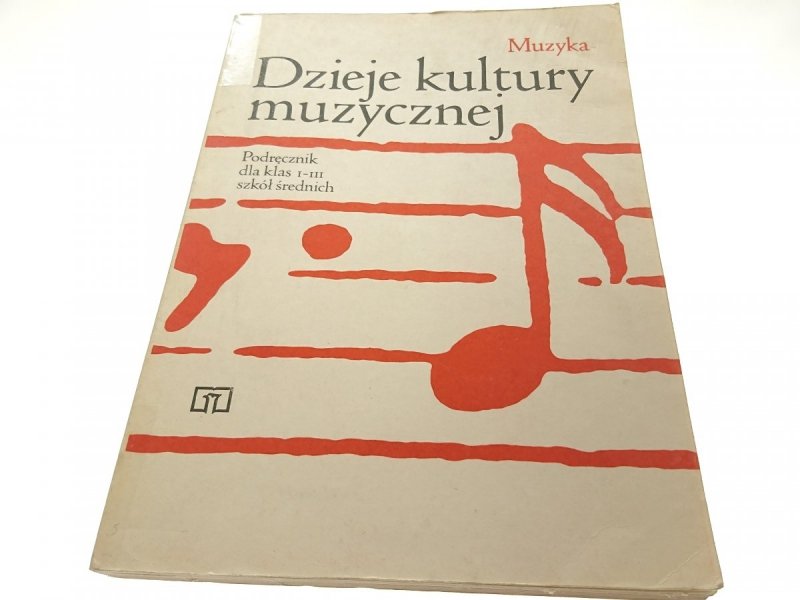 DZIEJE KULTURY MUZYCZNEJ PODRĘCZNIK Schaeffer 1987