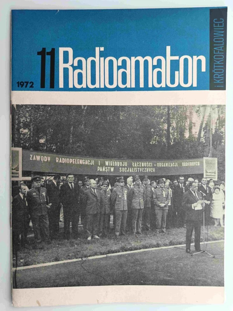 RADIOAMATOR I KRÓTKOFALOWIEC NR 11 ROK 1972