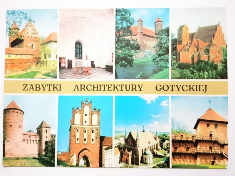 OLSZTYN. ZABYTKI ARCHITEKTURY GOTYCKIEJ FOT. BARANOWSKI I INNE