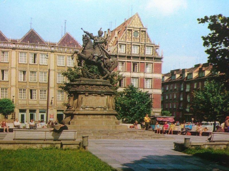 GDAŃSK. POMNIK JANA III SOBIESKIEGO FOT. JABŁOŃSKI