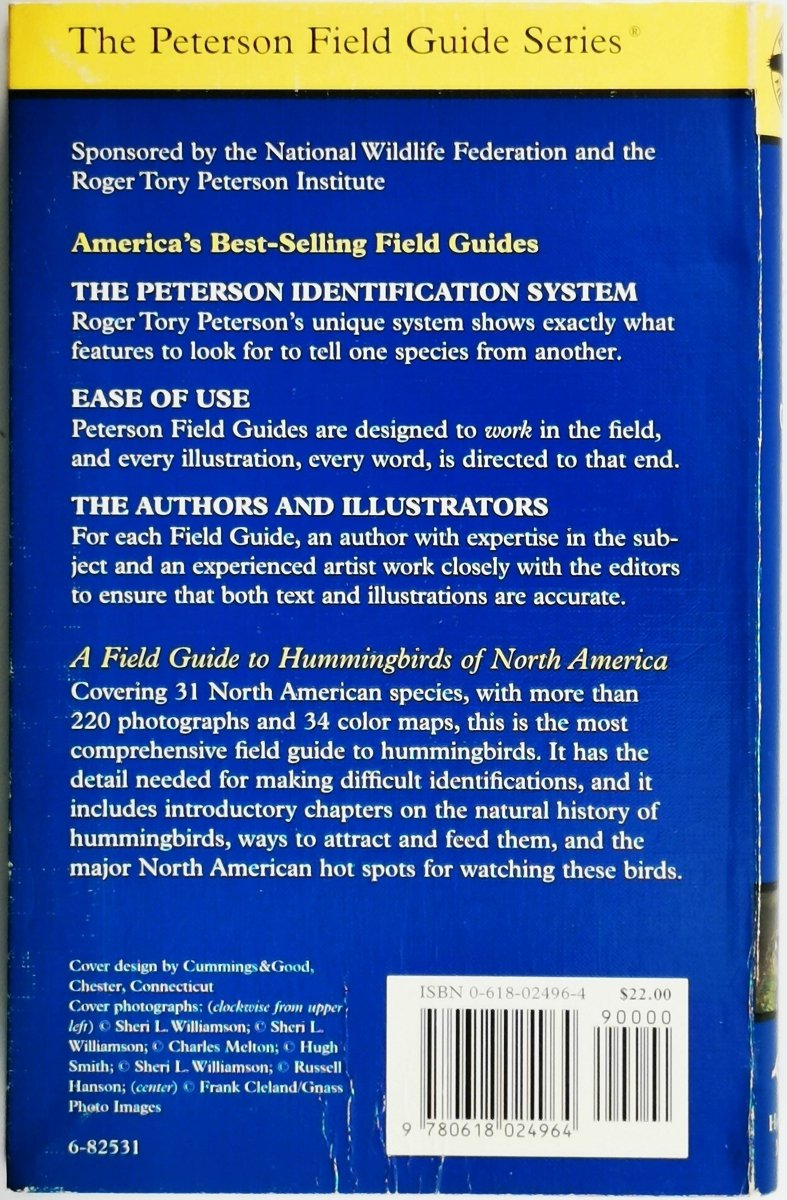 A FIELD GUIDE TO HUMMINGBIRDS OF NORTH AMERICA - Sheri Williamson