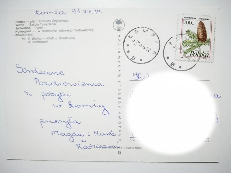 ŁOMŻA - PLAC TADEUSZA ŻEGLICKIEGO, WIZNA, JEDWABNE I INNE FOT. SIEŃKO I INNI