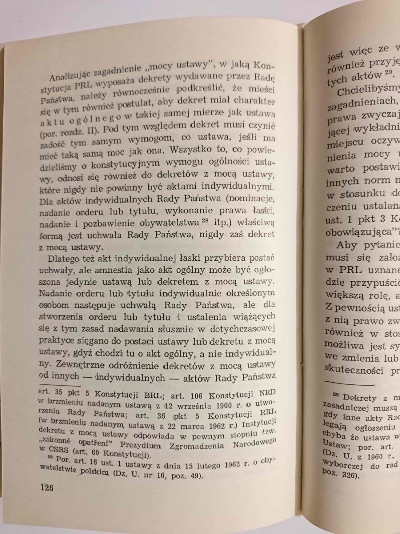 USTAWA W POLSKIEJ RZECZYPOSPOLITEJ LUDOWEJ - Stefan Rozmaryn 1964