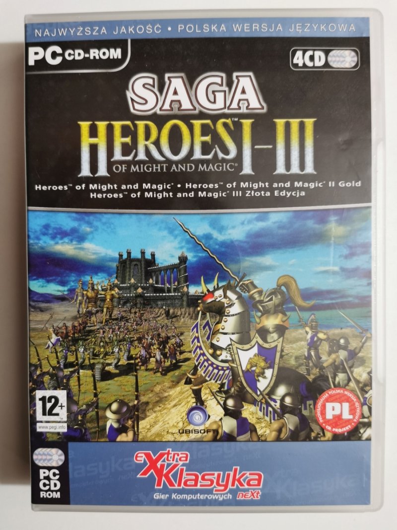 PC CD-ROM SAGA HEROESI I-III OF MIGT AN MAGIC