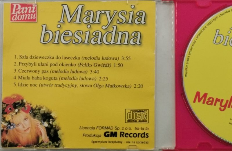 CD. MARYSIA BIESIADNA - Maryla Rodowicz