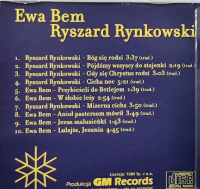 CD. KOLĘDY - Ewa Bem