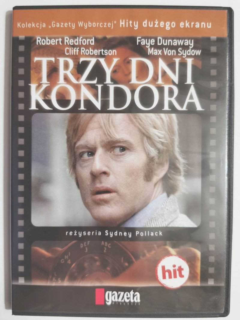 DVD. TRZY DNI KONDORA. REŻ. SYDNEY POLLACK
