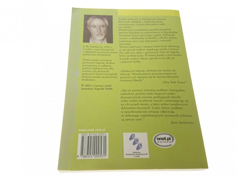 HAŃBA - J. M. Coetzee 2004