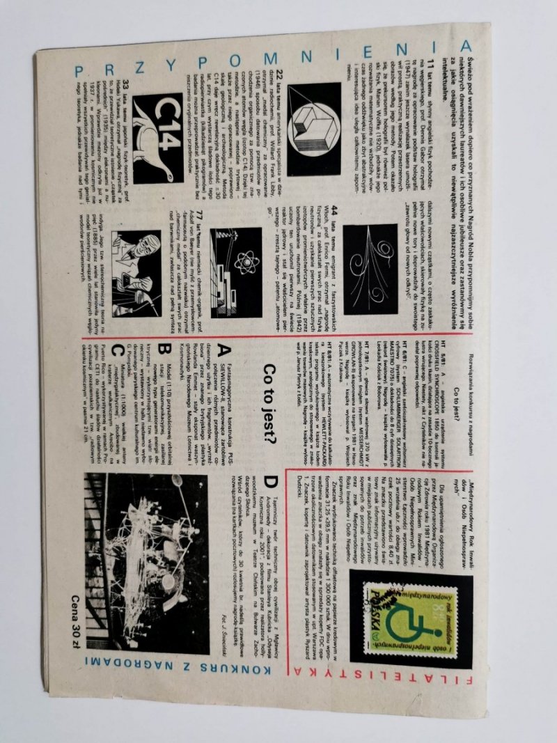 HORYZONTY TECHNIKI NR 1 KWIECIEŃ 1982