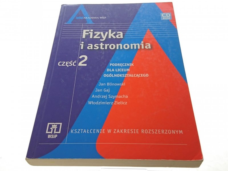 FIZYKA I ASTRONOMIA CZĘŚĆ 2 PODRĘCZNIK BEZ CD