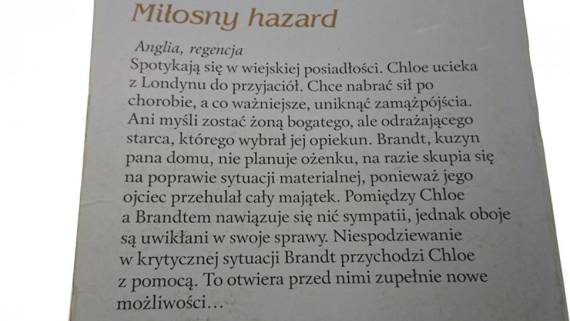 MIŁOSNY HAZARD - Ann Elizabeth Cree 2008