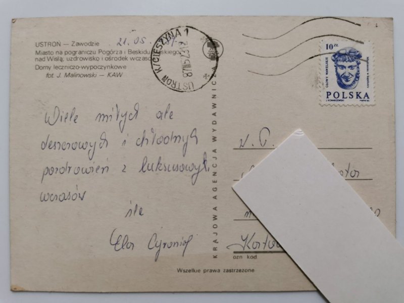 USTROŃ – ZAWODZIE. DOMY LECZNICZO-WYPOCZYNKOWE FOT. MALINOWSKI