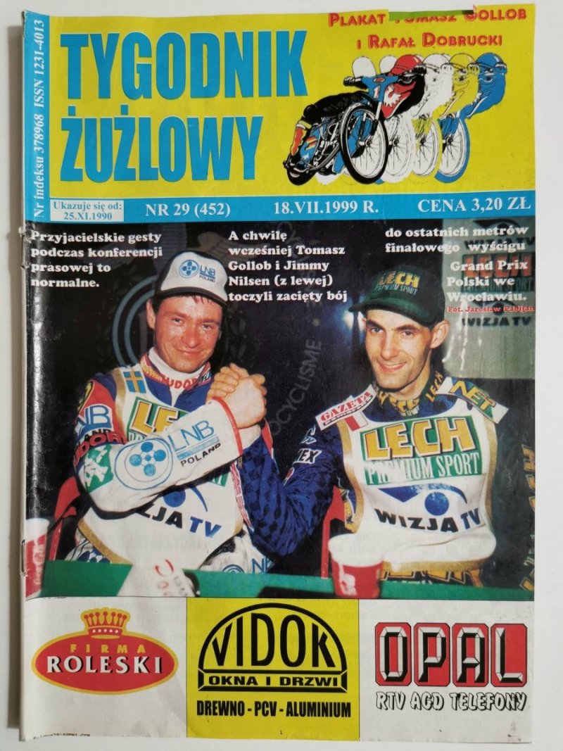 TYGODNIK ŻUŻLOWY NR 29 1999