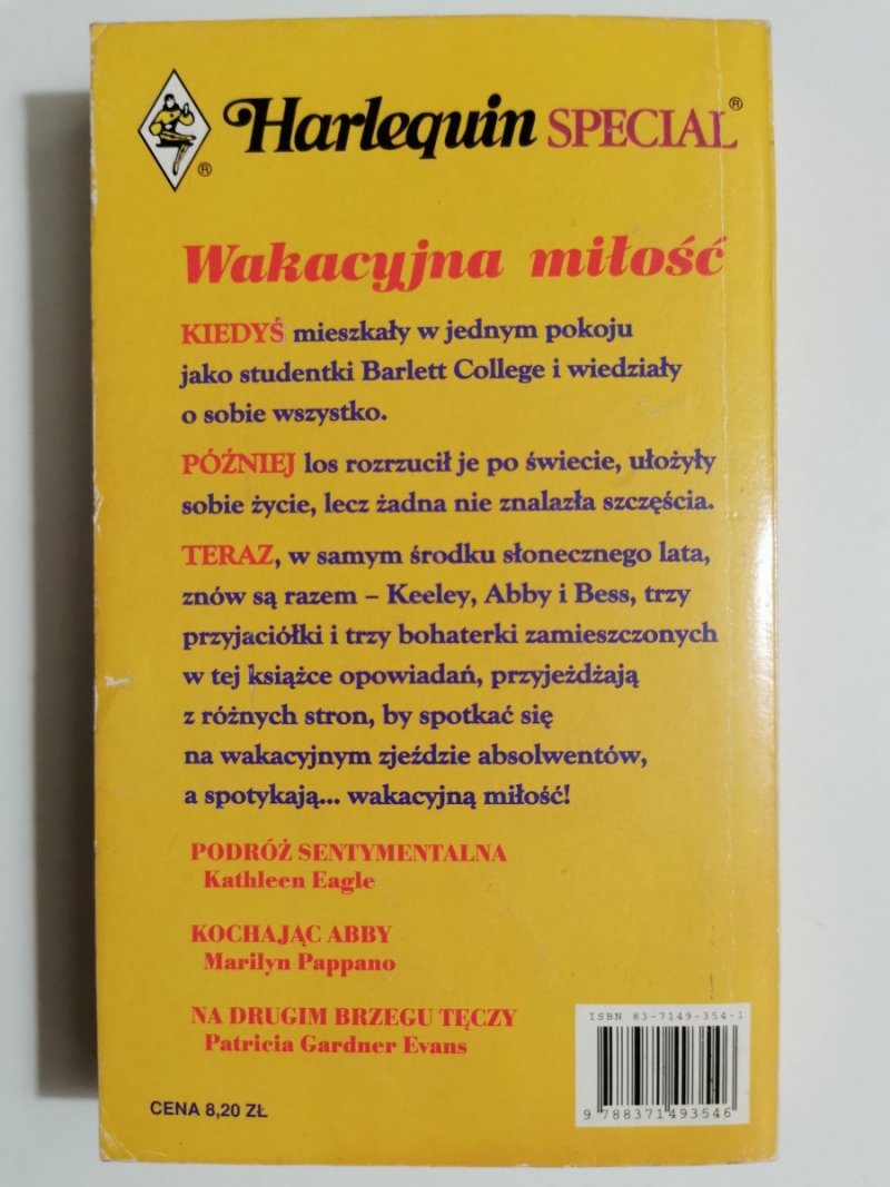 HARLEQUIN SPECIAL WAKACYJNA MIŁOŚĆ 1998