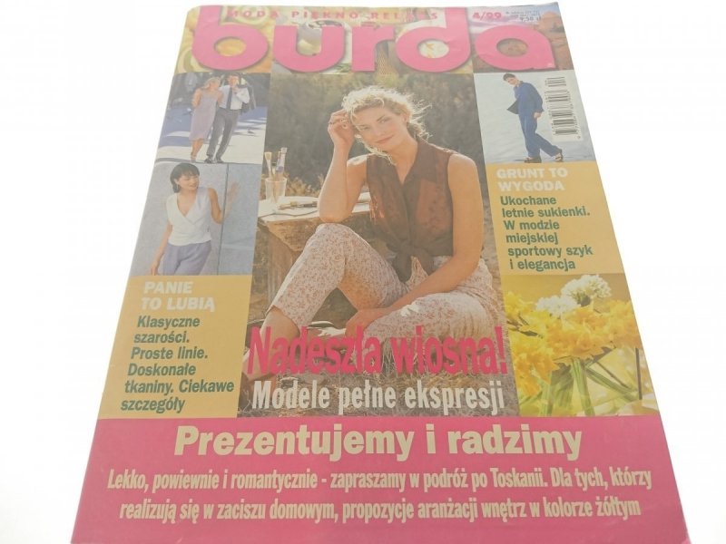 BURDA NR 4/99 NADESZŁA WIOSNA! MODELE PEŁNE