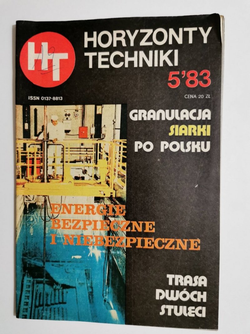 HORYZONTY TECHNIKI NR 5'83 GRANULACJA SIARKI PO POLSKU