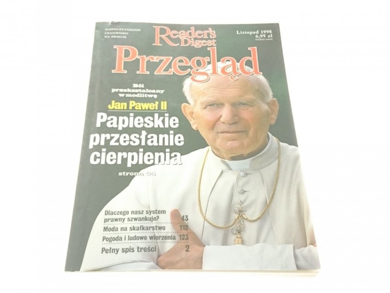 JAN PAWEŁ II PAPIESKIE PRZESŁANIE CIERPIENIA