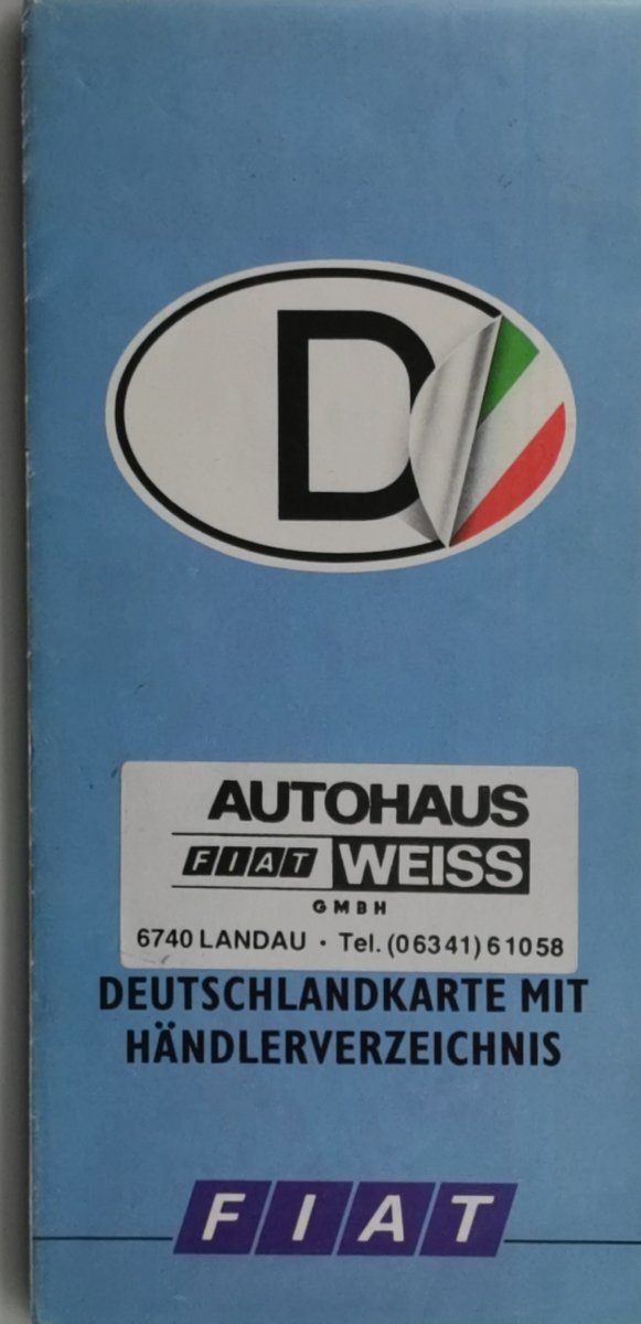 DEUTSCHLANDKARTE MIT HANDLERVERZEICHNIS