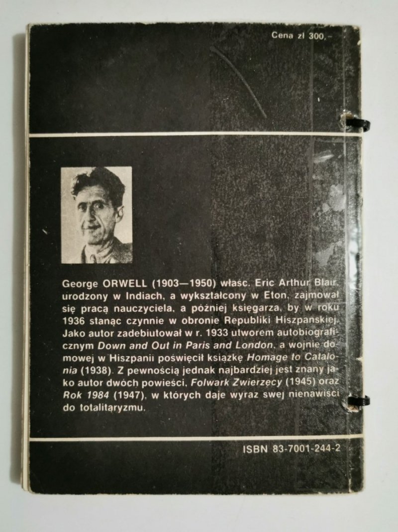 FOLWARK ZWIERZĘCY - George Orwell 1988