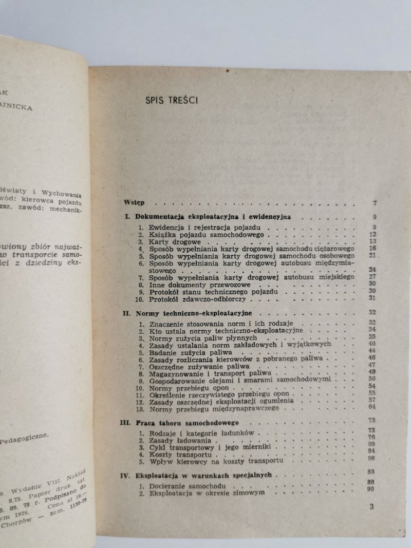 Eksploatacja pojazdów samochodowych - Leonard Luterek, Piotr Reutt 1979