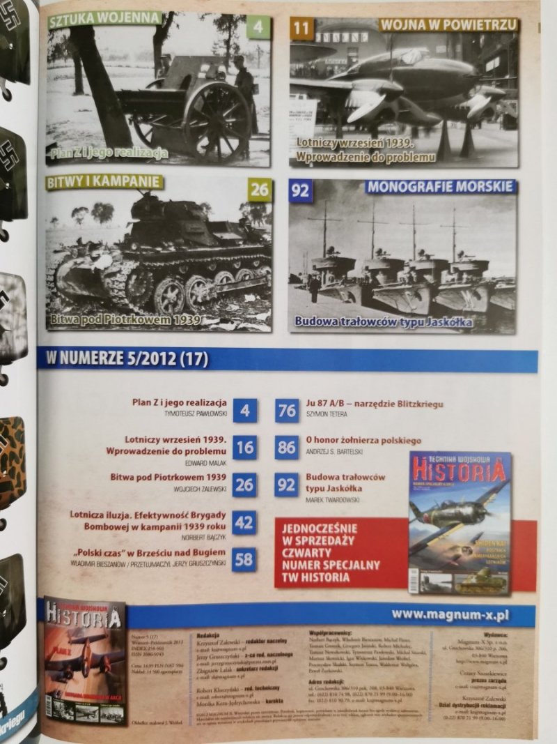 TECHNIKA WOJSKOWA HISTORIA WRZESIEŃ-PAŹDZIERNIK NR 5/2012