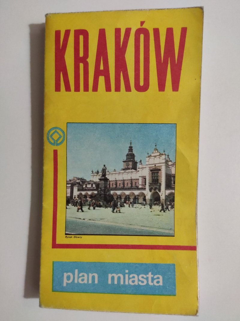 KRAKÓW PLAN MIASTA 1985