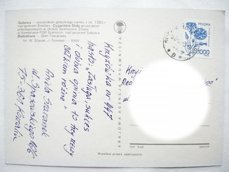 GOŁAŃCZ SZAMOCIN BIAŁOŚLIWIE FOT. STASIAK, TYMIŃSKI