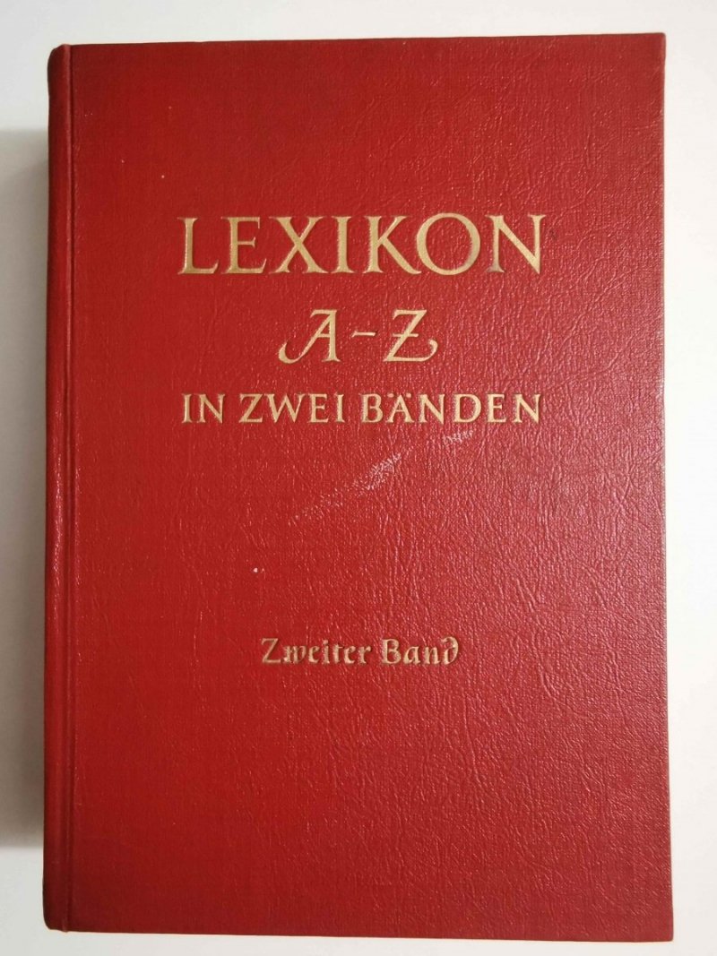 LEXIKON A-Z IN ZWEI BANDEN. ZWEITER BAND L-Z 1957