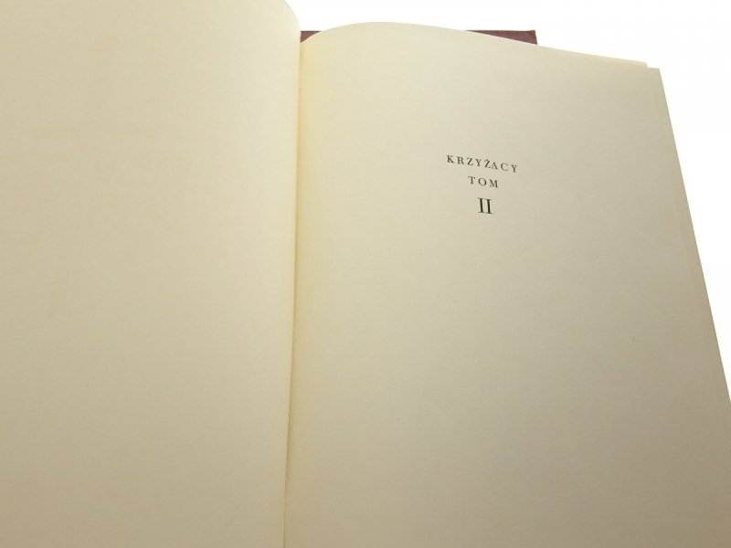 KRZYŻACY TOM II - Henryk Sienkiewicz 1966