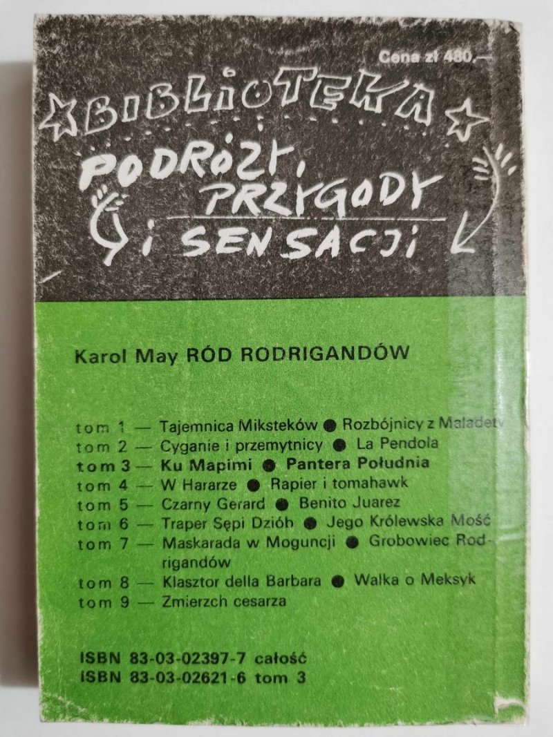 KU MAPIMI. PANTERA POŁUDNIA - Karol May 1989