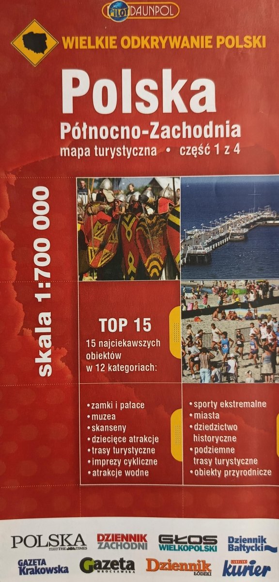 POLSKA PÓŁNOCNO-ZACHODNIA 1:700 000