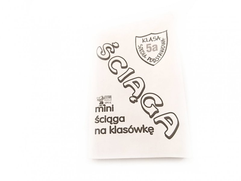 ŚCIĄGA KLASA 5a SZKOŁA PODSTAWOWA MINI ŚCIĄGA