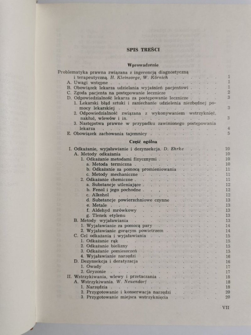 TECHNIKA ZABIEGÓW DIAGNOSTYCZNYCH I LECZNICZYCH W MEDYCYNIE 1973