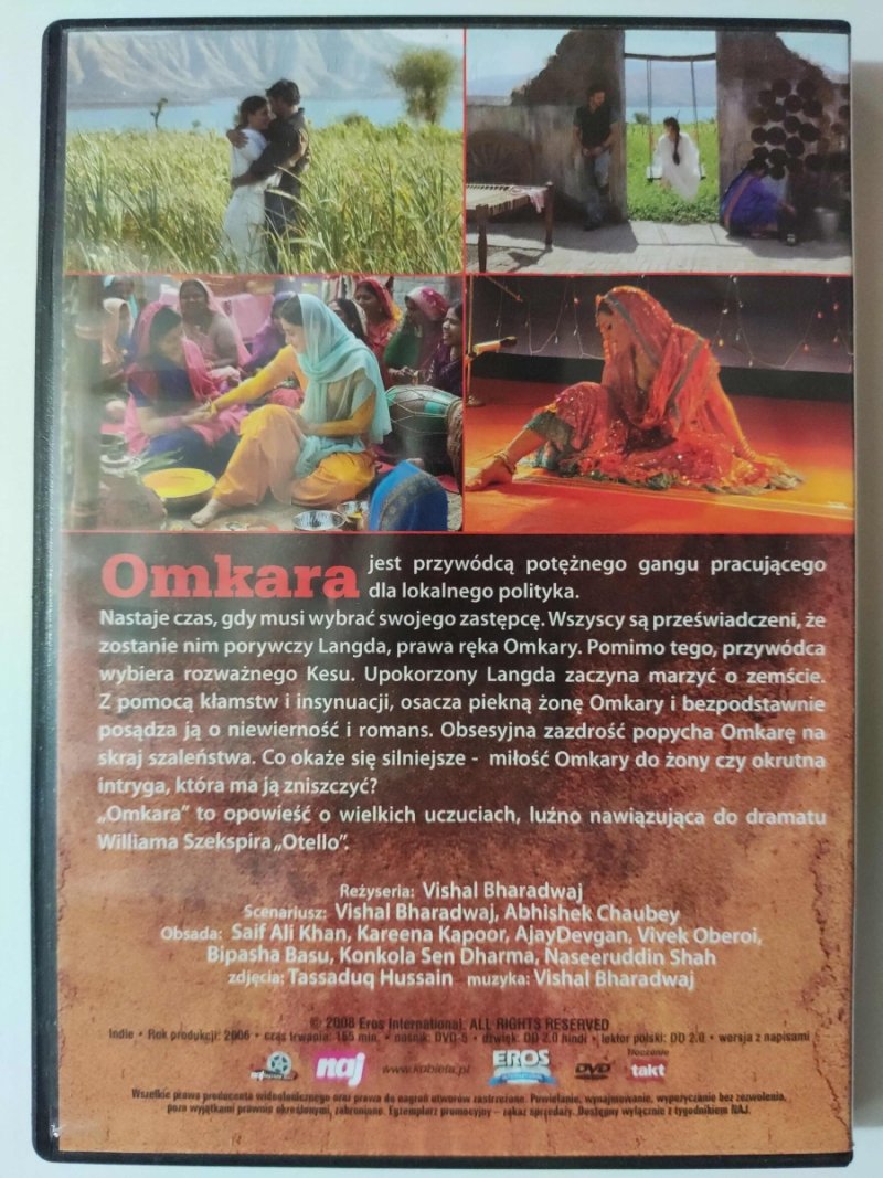 DVD. V. BHARADWAJ – OMKARA