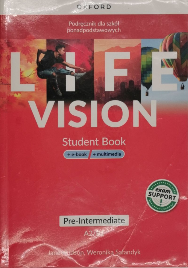LIFE VISION STUDENT’S BOOK A2/B1 - Jane Hudson