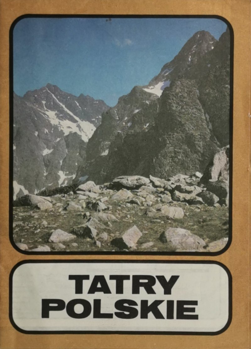TATRY POLSKIE MAPA 1990