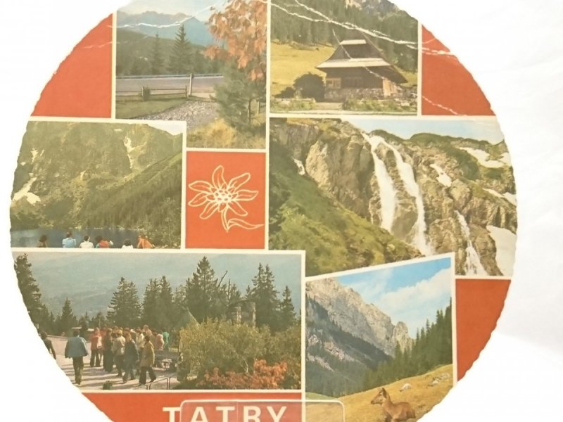 TATRY. PANORAMA TATR Z GŁODÓWKI. SCHRONISKO