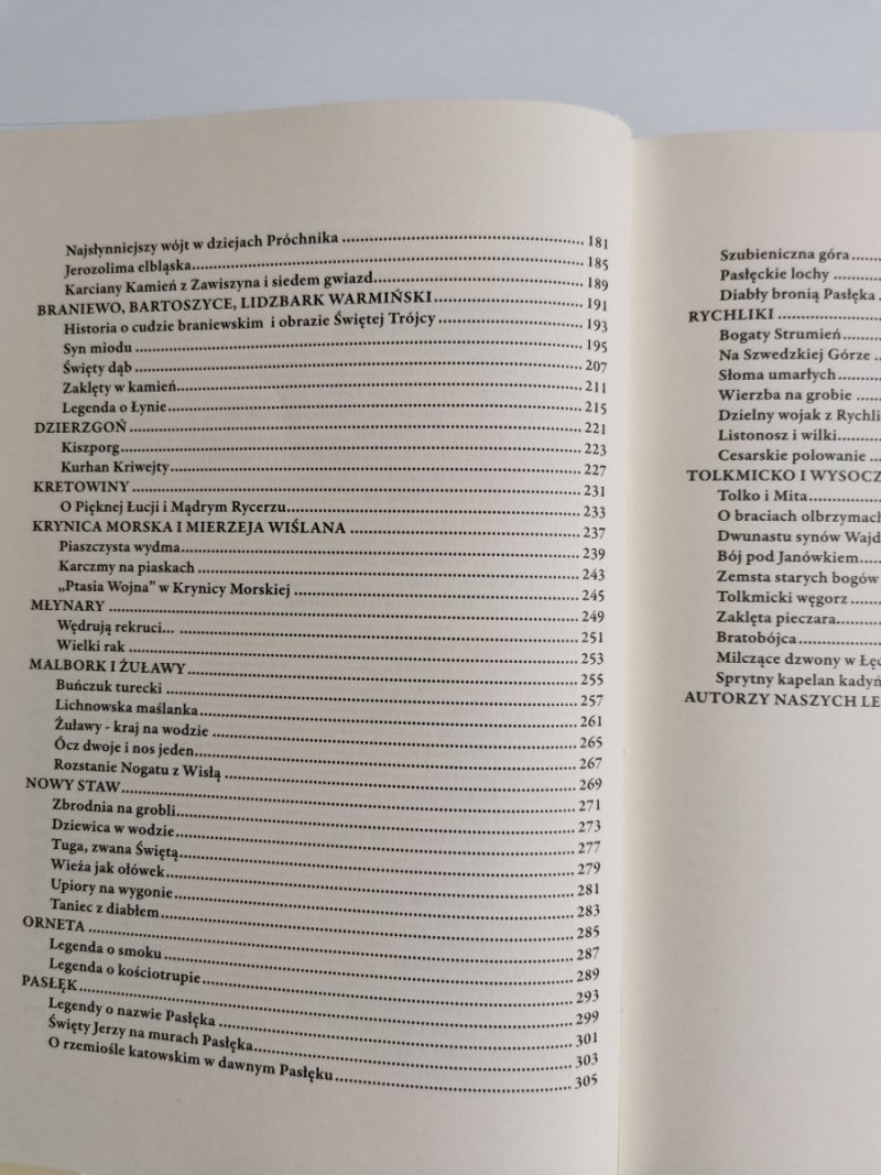 LEGENDY I OPOWIEŚCI ELBLĄGA I OKOLIC 2009