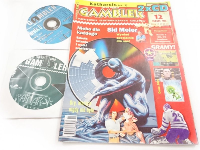 GAMBLER NR 12 ROK 98 DWIE PŁYTY CD