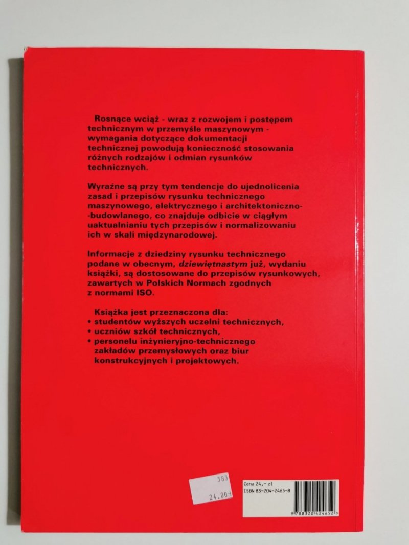 RYSUNEK TECHNICZNY MASZYNOWY - Tadeusz Dobrzański 