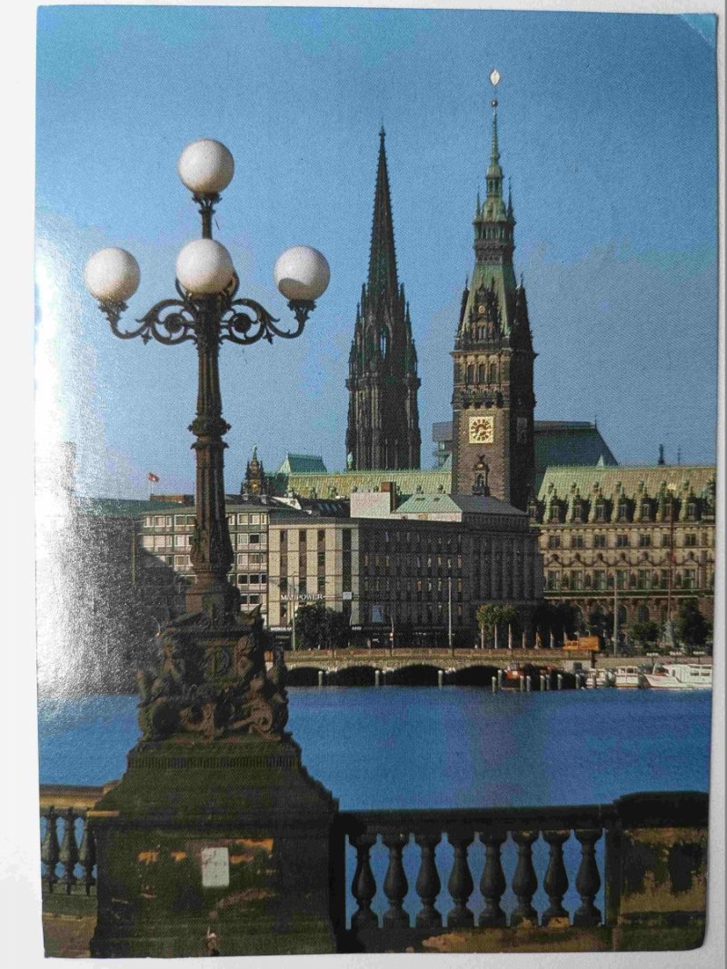 HAMBURG. BLICK UBER DIE BINNENALSTER