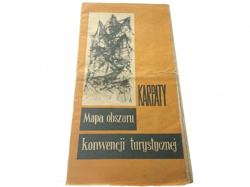 KARPATY MAPA OBSZARU 1965