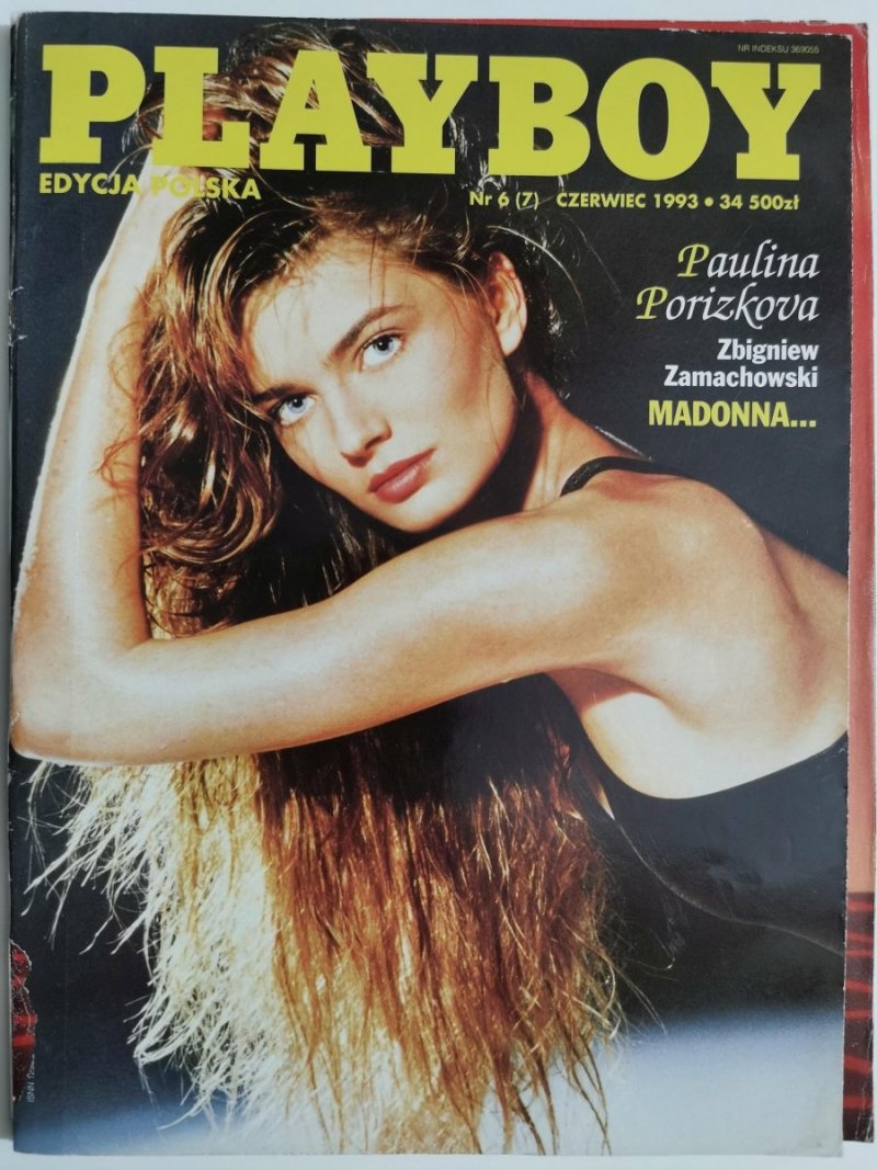PLAYBOY NR 6 (7) CZERWIEC 1993 PAULINA PORIZKOVA 