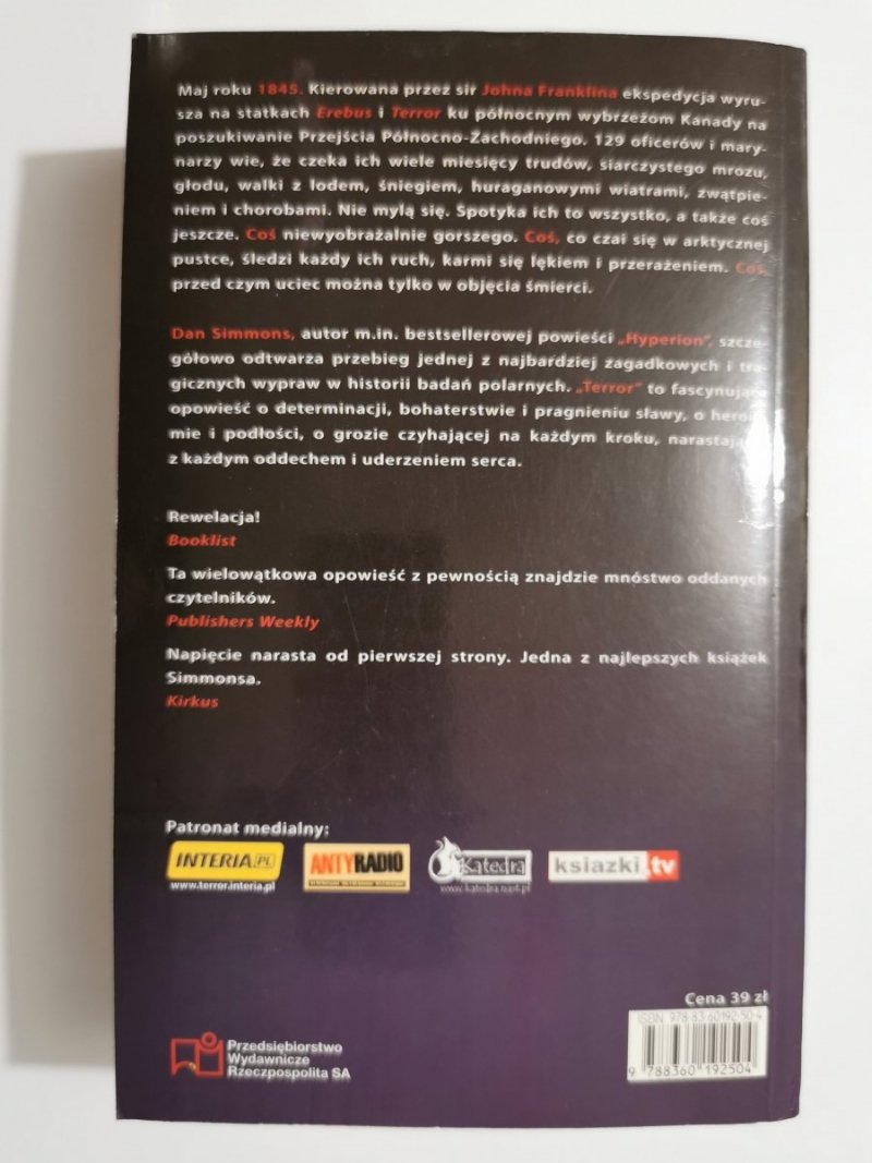 TERROR - Dan Simmons 2008