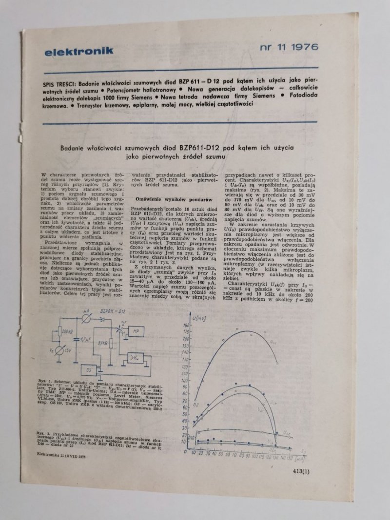 ELEKTRONIK NR 11 1976