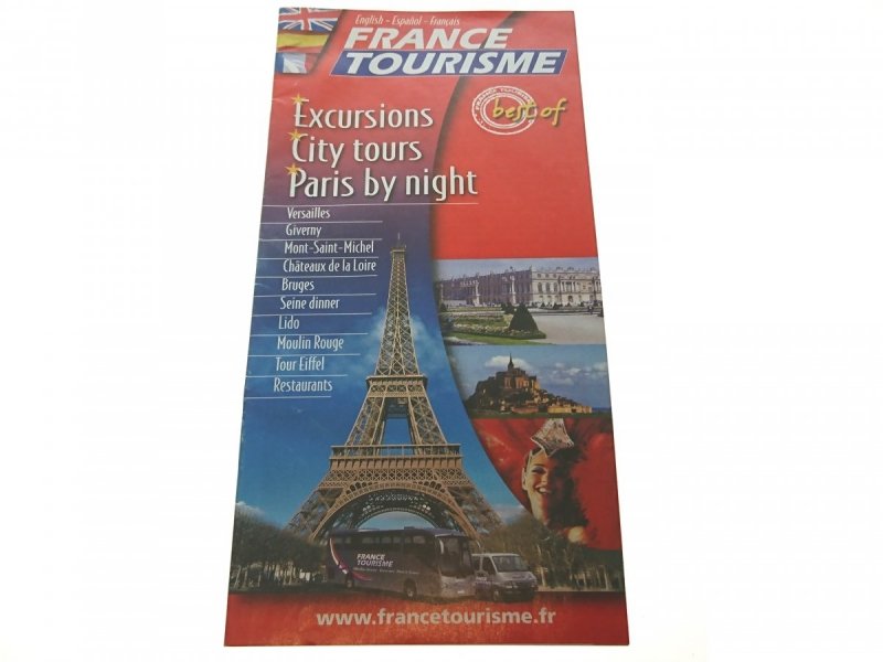 FRANCE TOURISME. EXCURSIONS CITY TOURS PARIS