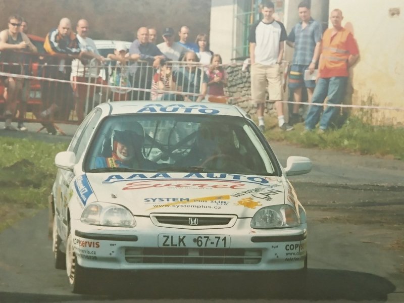 RAJD WRC 2005 ZDJĘCIE NUMER #014 HONDA CIVIC