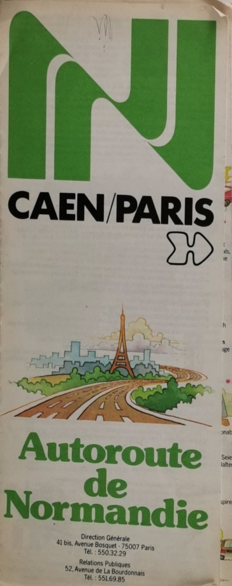 CAEN/PARIS AUTOROUTE DE NORMANDIE